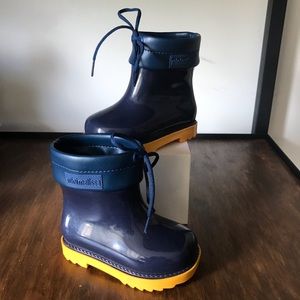 Mini Melissa Rain Boots Girls - Size 6 baby